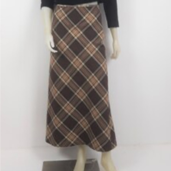 Vintage Dresses & Skirts - Vintage Bias Cut Wool Skirt